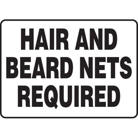 SAFETY SIGN HAIR AND BEARD NETS MHSK561VP